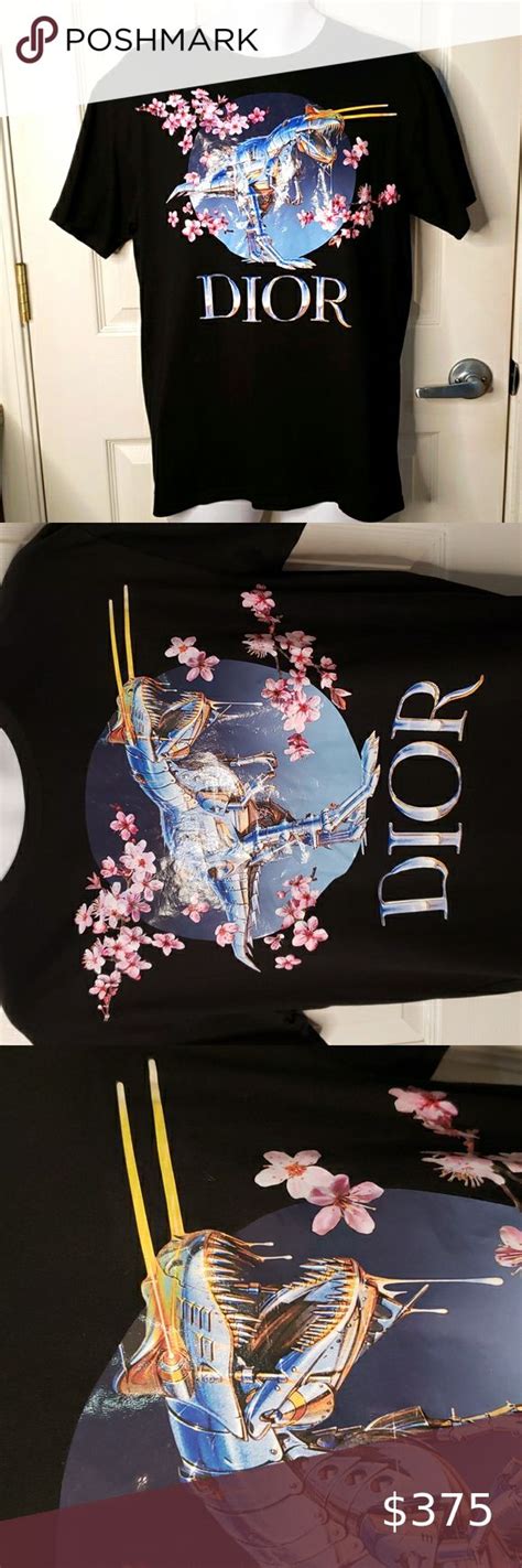 dior hajime sorayama shirt|sorayama tyrannosaurus cherry blossom shirt.